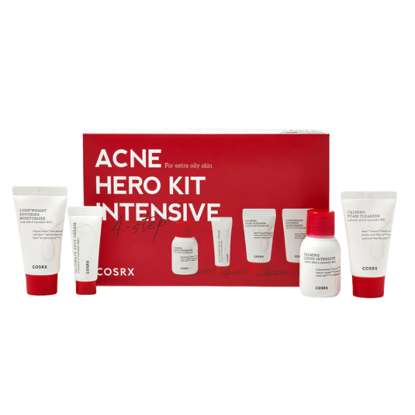 Cosrx Acne Hero Kit Intensive 4 Step - Grace Cosrx Acne Hero Kit Intensive 4 Step