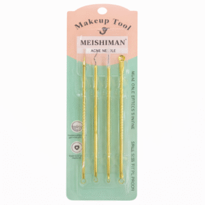 MEISHIMAN Stainless Steel Acne Needle & Extractor Set – 4 Pieces